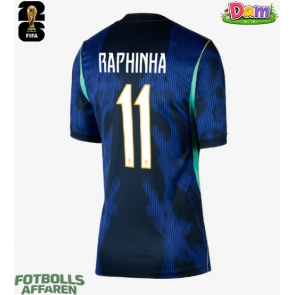 Brasilien Raphinha Belloli #11 Bortatröja Kvinnor VM 2026 Kortärmad
